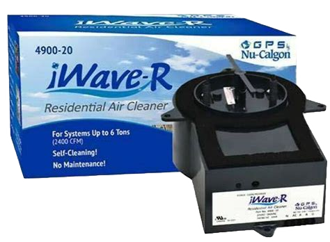 iWave-R is a needlepoint bi-polar ionization generator for treating air in residential duct A/C systems.