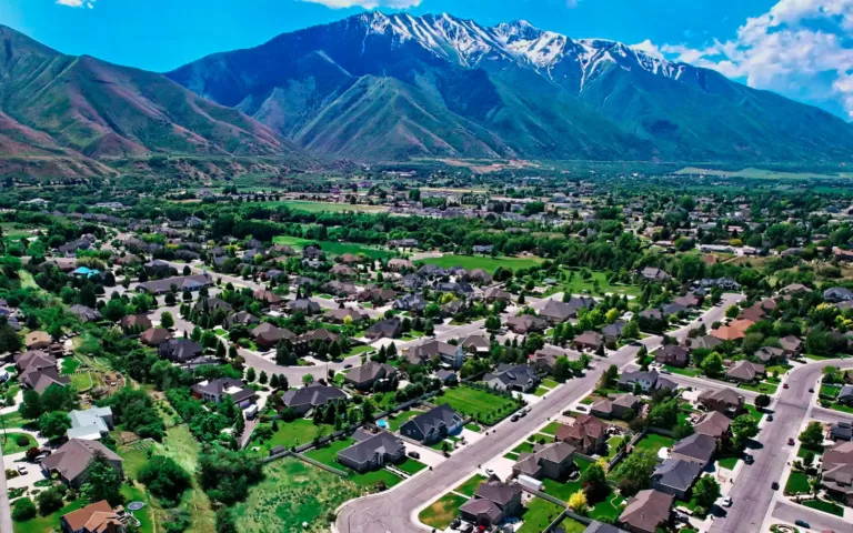 Springville Utah arial view