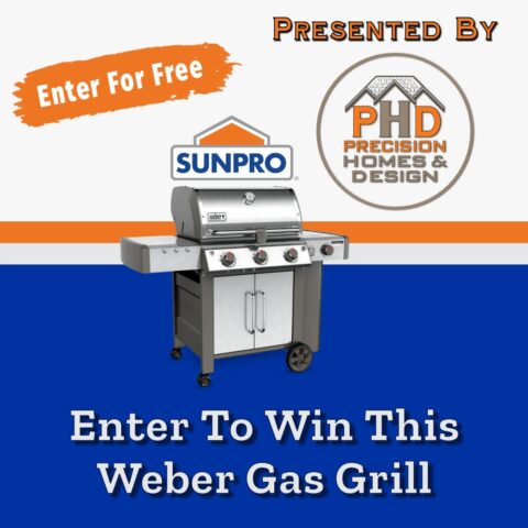 Weber Genesis II Gas Grill giveaway from Sunpro, presented by Presicion Homes & Design